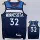 22/23 Timberwolves TOWNS #32 Blue Top Quality Hot Pressing NBA Jersey