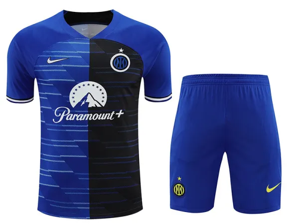24/25 INT blue-black Training Short Suit