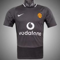 2003/2005 Man Utd Black Retro Soccer Jersey