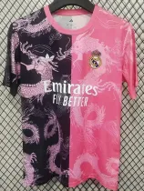 25/26 RMA  Black Pink Dragon  Fans Training Shirts