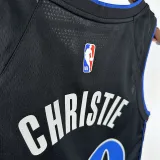 23/24 Dallas Mavericks CHRISTIE #00 Black City Edition Top Quality Hot Pressing NBA Jersey