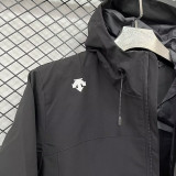 24/25 F703 Disant Black Single Layer Windbreaker(连帽冲锋衣）
