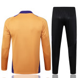 24/25 RMA Yellow Kids Half Pull Tracksuit E952 (童装、半拉链)
