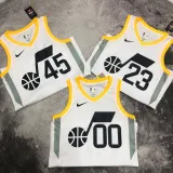 22/23 JAZZ MARKKANEN #23 White Top Quality Hot Pressing NBA Jersey