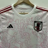 2024 Japan White and Pink  Fans Soccer Jersey