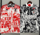 2024 Japan Mangak Black&Red Double sided Windbreaker (双面风衣)