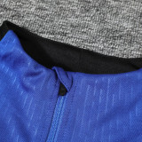 24/25 BAR  Blue Player version Half Pull Tracksuit  (球员版、半拉链)