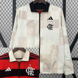 24/25 Flamengo Red & Grey  Double Sided Windbreaker (双面风衣)