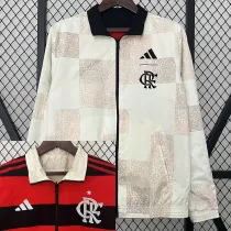 24/25 Flamengo Red & Grey  Double Sided Windbreaker (双面风衣)