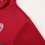 24/25 ACM Red Grey Jacket Tracksuit(02)