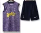 23/24 TOT Purple Tank top and shorts suit (黑花点)