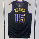 23/24 LAKERS REAVES #15 Black City Edition Top Quality Hot Pressing NBA Jersey