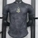 2024 Argentina Black  Special Edition Player Version Soccer Jersey