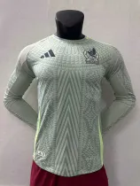 24/25 Mexico Away Long Sleeve  Player Version Soccer Jersey(长袖球员)