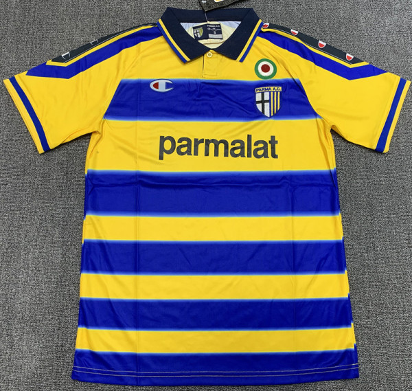 1999/2000 Parma Home Retro Soccer Jersey