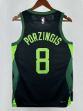 24/25 CELTICS PORZINGIS # 8 City Edition Top Quality Hot Pressing Retro NBA Jersey