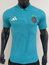 2025  Ajax Sky Blue  Player Version  Polo Shirt