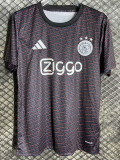 24/25 Ajax Black Striped Silk Training Shirts