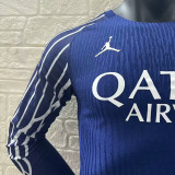 25/26 PSG Fourth Long Sleeve  Player Version Soccer Jersey