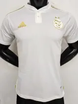 23/24 Algeria White Player Version Polo Short Sleeve