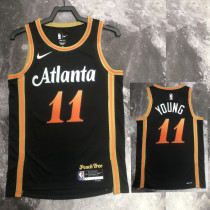 22/23 HAWKS YOUNG #11 Black City Edition Top Quality Hot Pressing NBA Jersey