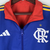 23/24 Flamengo Red & Blue Double Sided Windbreaker (双面风衣)