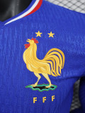 24/25 France Home  Player Version Long Sleeve Soccer Jersey (长袖)
