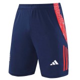 24/25 Man Utd Royal Blue Training Shorts Pants (红边）