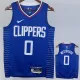 22/23 Clippers WESTBROOK #0 Blue Top Quality Hot Pressing NBA Jersey