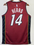 22/23 HEAT HERRO #14 Red Top Quality Hot Pressing NBA Jersey (Trapeze Edition) 飞人版