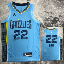 22/23 GRIZZLIES BANE #22 Blue Top Quality Hot Pressing NBA Jersey (Trapeze Edition)