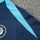 24/25 CHE Dark Blue  Half Pull Tracksuit  (半拉链)