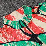24/25 ARS Red Green Inkjet Half Pull Tracksuit # B989 (半拉链)