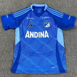 25/26 Millonarios FC Home Fans Soccer Jersey 百万富翁