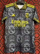 24/25 RMA Black Team Emblem Special Edition Fans Training shirts