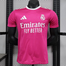24/25 RMA Pink Red Player Version Soccer Jersey