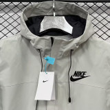 24/25 F700 NK White Single Layer Windbreaker (连帽冲锋衣）