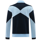 24/25  France Light Blue Color Jacket Tracksuit （浅蓝）