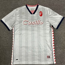 24/25 Bari White Special Edition Fans Soccer Jersey (V领）