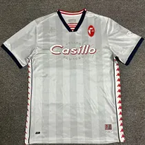 24/25 Bari White Special Edition Fans Soccer Jersey (V领）