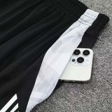 24/25 Man Utd Black Training Shorts Pants (白边）