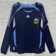 2006 Argentina Away Long Sleeve Retro Soccer Jersey (长袖)