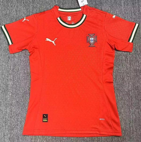 25/26 Portugal Home Women Soccer Jersey（女)