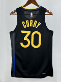 24/25 WARRIORS CURRY # 30 Black Flying Man Top Quality Hot Pressing NBA Jersey