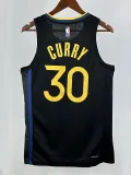 24/25 WARRIORS CURRY # 30 Black Flying Man Top Quality Hot Pressing NBA Jersey