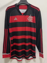 24/25 Flamengo Home Fans  Long Sleeve Soccer Jersey(长袖)