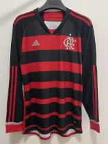 24/25 Flamengo Home Fans  Long Sleeve Soccer Jersey(长袖)