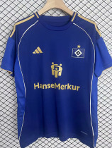 25/26 Hamburger Away Blue Fans Soccer Jersey