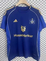25/26 Hamburger Away Blue Fans Soccer Jersey