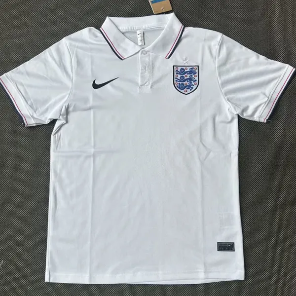 21/23 Enaland White Classic Polo Short Sleeve